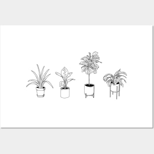 Plants Posters and Art